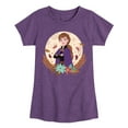 thumbnail image 1 of Frozen - Fall - Anna & Leaves - Toddler & Youth Girls Short Sleeve Graphic T-Shirt, 1 of 5