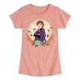 thumbnail image 1 of Frozen - Fall - Anna & Leaves - Toddler & Youth Girls Short Sleeve Graphic T-Shirt, 1 of 5