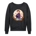 thumbnail image 1 of Frozen - Fall - Anna & Leaves - Women's Lightweight French Terry Long Sleeve Shirt, 1 of 5