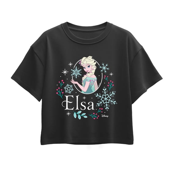 Frozen - Frame With Elsa - Youth Girls Boxy T-Shirt
