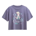 thumbnail image 1 of Frozen - Frame With Elsa - Youth Girls Boxy T-Shirt, 1 of 4