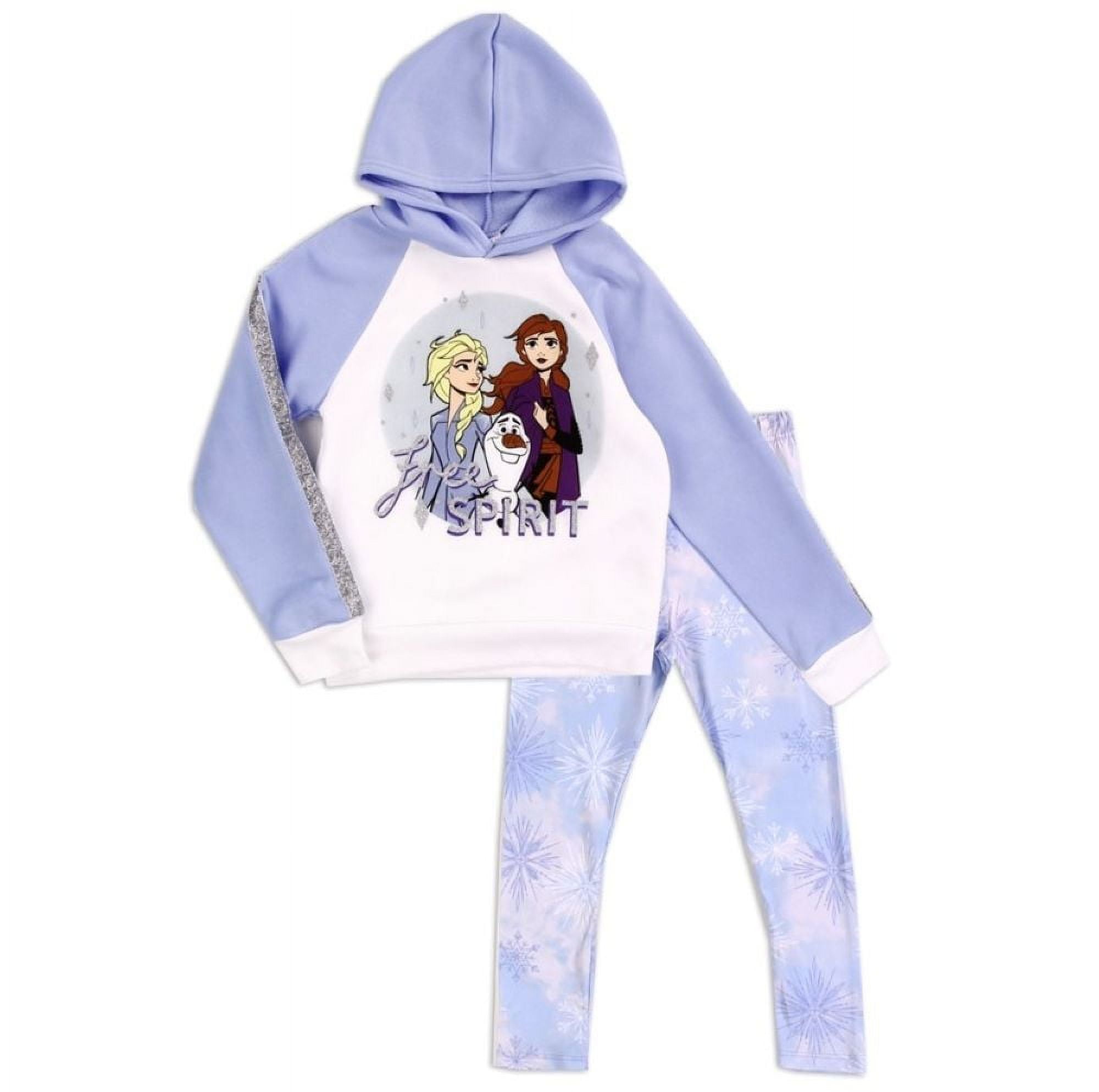 MONNALISA - Frozen Elsa Legging Set - Blue main image 0