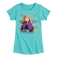 thumbnail image 1 of Frozen - Girls' Fitted Short Sleeve Graphic T-Shirt, 1 of 5