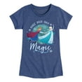 thumbnail image 1 of Frozen - Girls' Fitted Short Sleeve Graphic T-Shirt, 1 of 5