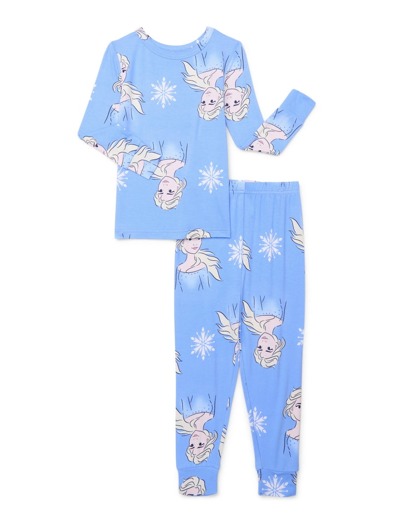 Frozen Girls Top and Pants Pajama Set, 2-Piece, Sizes 4-10