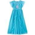 thumbnail image 1 of Frozen Girls Nightgown Elsa Dressy Sleepwear Pajama, Light Blue, Size: 10, Disney, 1 of 1