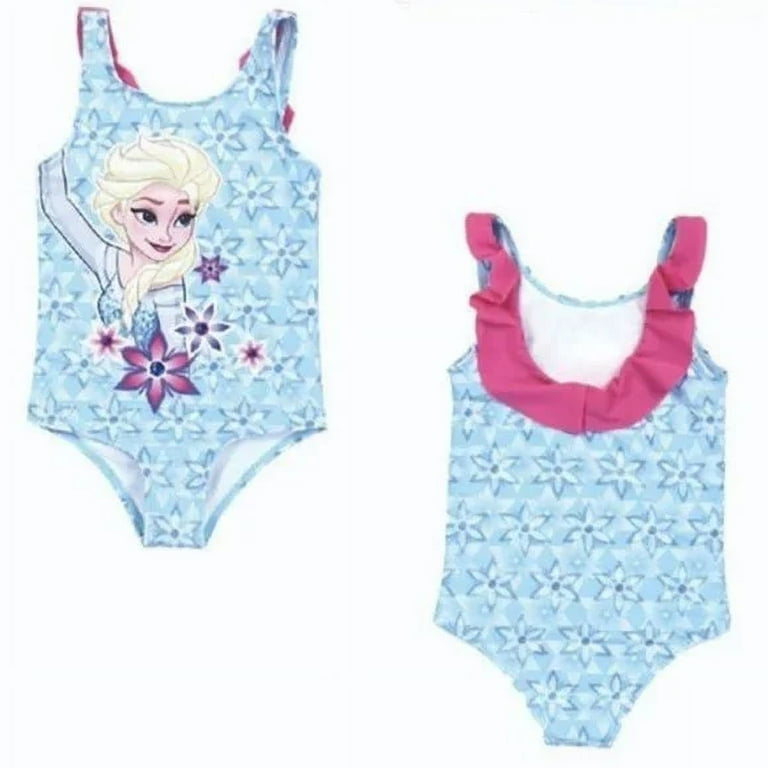 Frozen Girls Swimsuit W UPF Factor 50 2T Disney