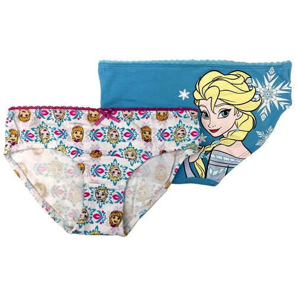 Frozen, Girls Underwear, 2 Pack Cotton Spandex Panties (Little Girls & Big  Girls)