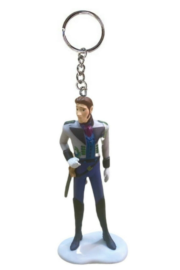 Frozen Hans PVC Key Ring Keychain FIGURINE Figure Charm Ornament Anna Elsa Sven