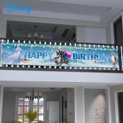 Frozen Happy Birthday Yard Banner - Vibrant outdoor and indoor party decorations with animated characters, perfect Christmas, Valentine's Day and Easter gifts