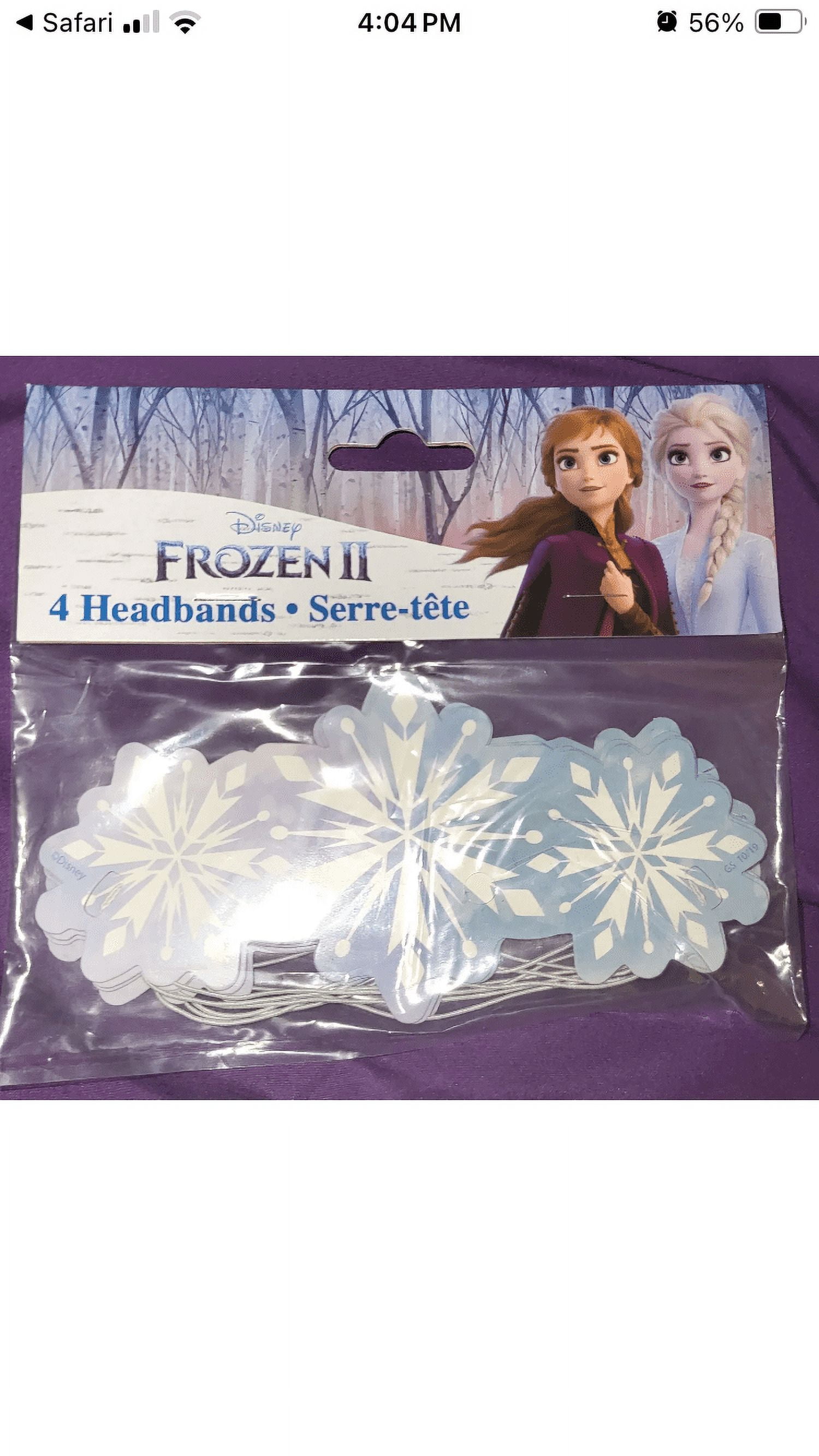 Frozen II (2) Headbands Birthday Party Favors Unique Industries 4 ct