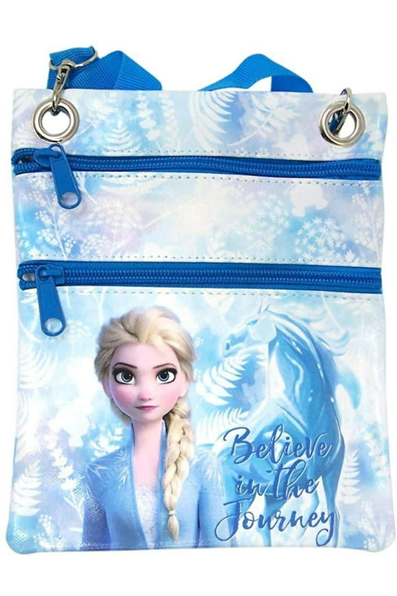 Frozen Blue Passport Bag, Crossbody