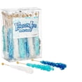 thumbnail image 1 of Frozen Ice Rock Candy On a Stick, 18 Ct. Wrapped, 3 Ice Queen Wands, 1 of 8