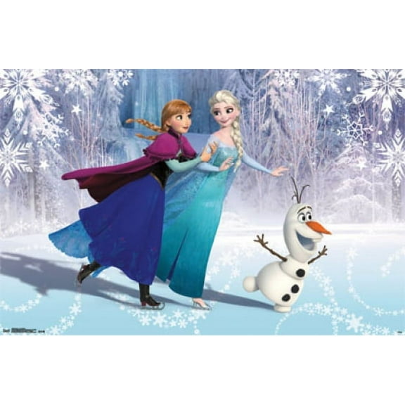 Frozen - Ice Skating Poster Print (24 x 36)
