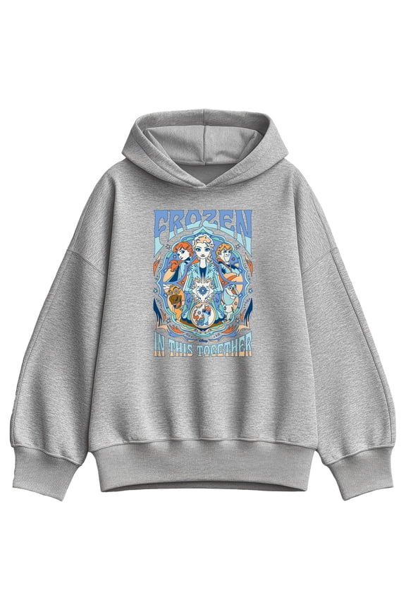 Frozen - In this Together - Women's Oversized Fleece Hoodie Sweatshirt