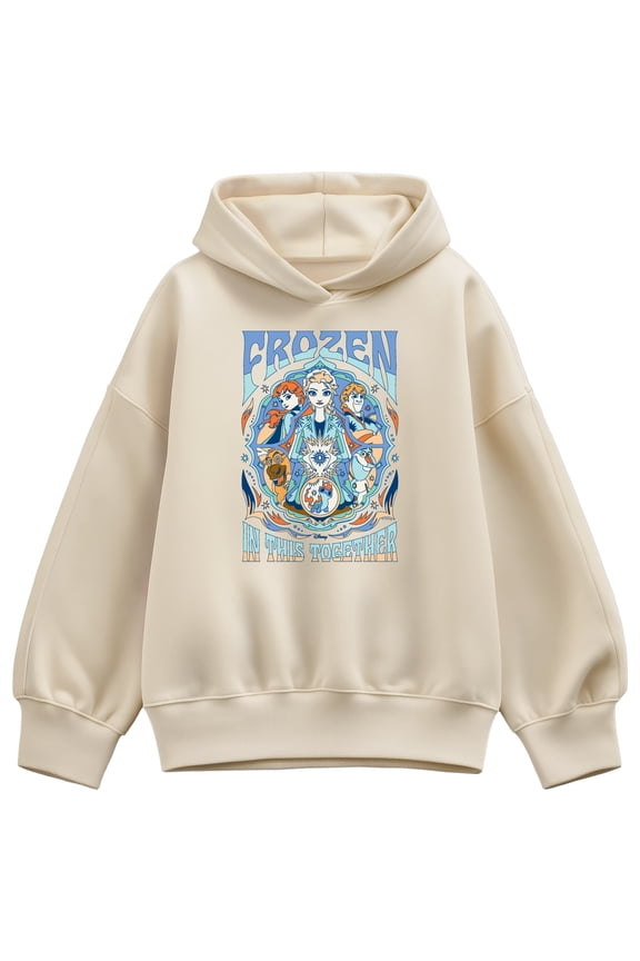 Frozen - In this Together - Women's Oversized Fleece Hoodie Sweatshirt