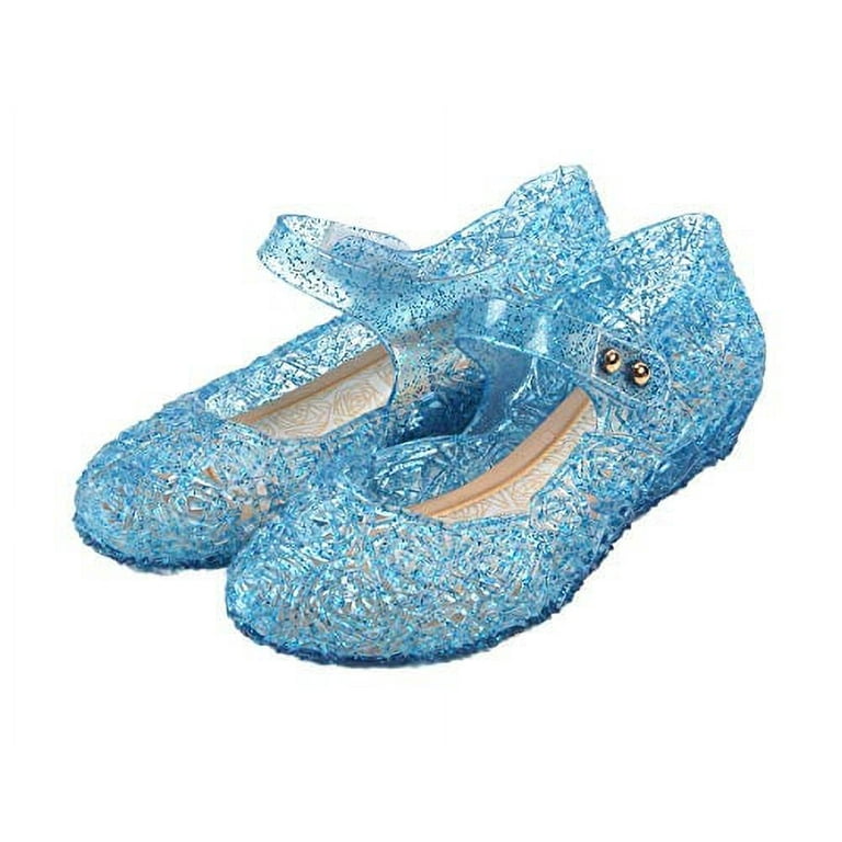 Frozen Inspired Elsa Costumes Flats Shoes, Snow Queen Princess