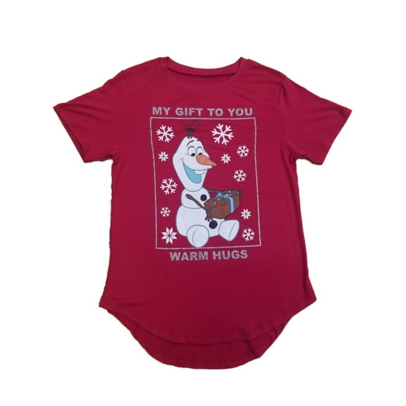 Frozen Juniors' Olaf Warm Hugs Short Sleeve Tee