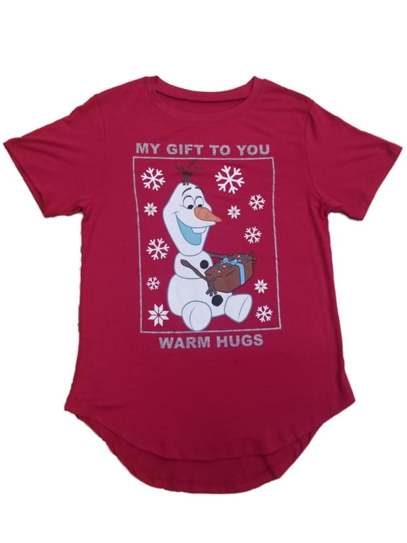 Frozen Juniors' Olaf Warm Hugs Short Sleeve Tee