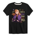 thumbnail image 1 of Frozen - Just A Girl Who Loves Fall - Toddler And Youth Short Sleeve Graphic T-Shirt, 1 of 5