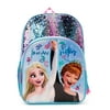Frozen Kids Elsa and Anna Forever Sisters Sequin 17" Laptop Backpack