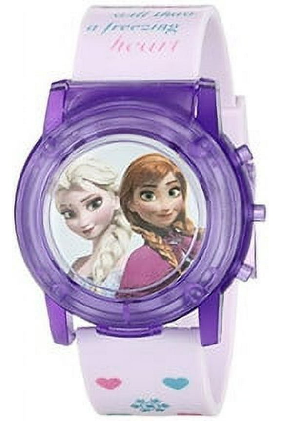 Frozen LCD Flashing Light Pop Musical Watch