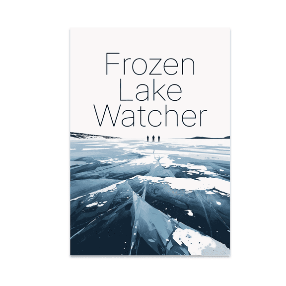 Frozen Lake Watcher Wall Art - Nature Enthusiast - 13x19 Poster Print