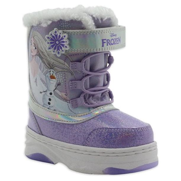 Frozen Lighted Winter Snow Boot with Faux Fur Lining (Toddler Girls