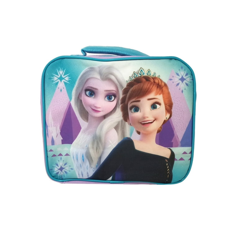 Frozen Elsa Insulated Lunch Bag Disney Girls Princess Snowflakes