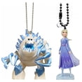 thumbnail image 1 of Frozen Marshmallow & Elsa Blue Gown PVC Keychain Dangler Ornament Figure, 1 of 4