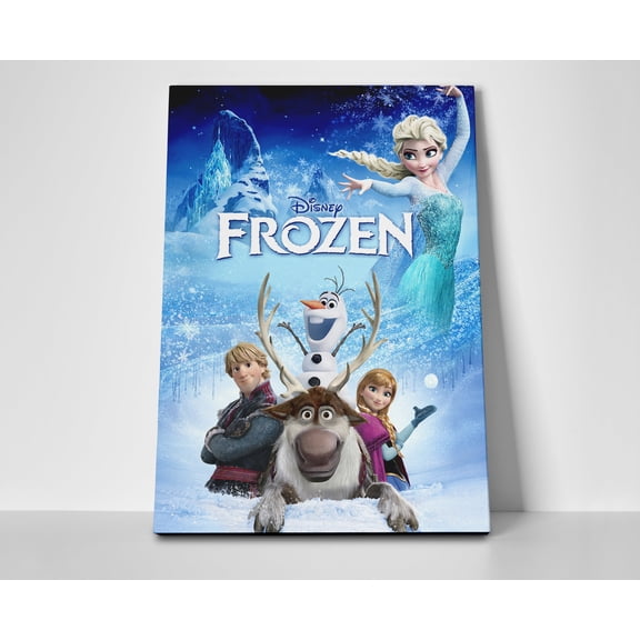Frozen Movie Poster or Wrapped Canvas