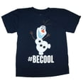 thumbnail image 1 of Frozen Olaf #BeCool Junior Womens T-Shirt Size Small, 1 of 4