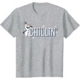 thumbnail image 1 of Frozen Olaf Chillin' Snowflakes Portrait Short Sleeve Youth T-Shirt For Boy Girl Kids Toddler, Sport Grey Color, Size XS, 1 of 4