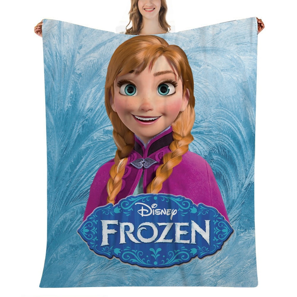 Frozen Olaf Fleece Throw Blanket 52x59 inch Plush Fluffy Lattice
