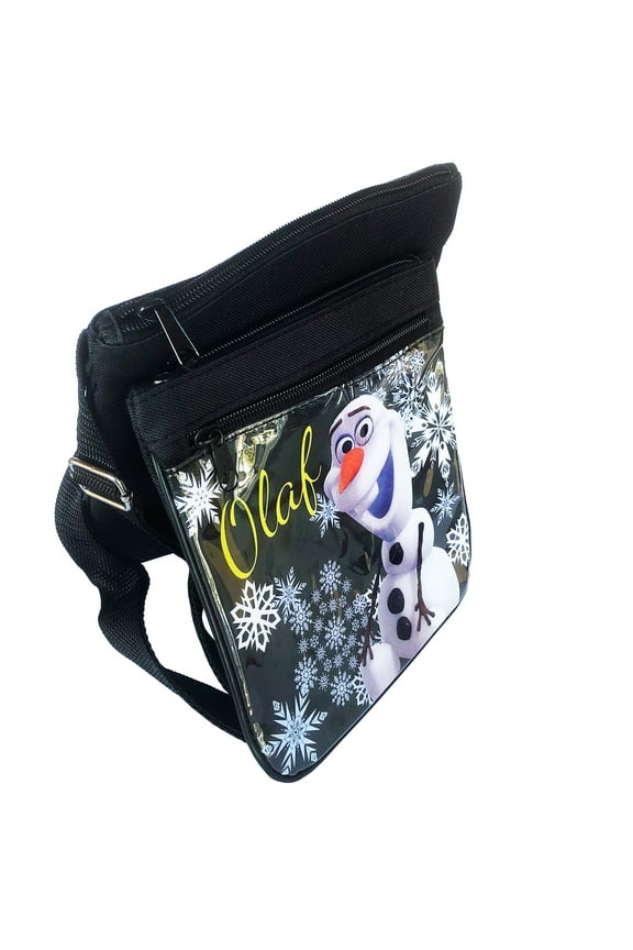 Frozen Olaf Medium Black Shoulder Bag