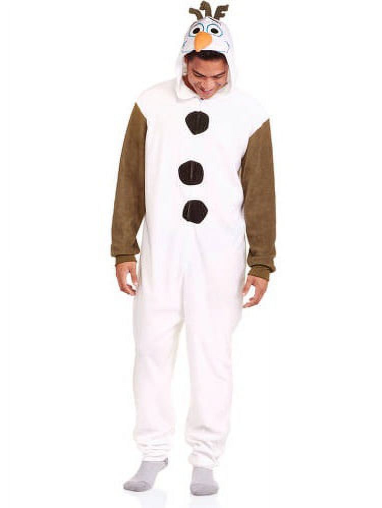 Frozen Olaf Men s One Piece Pajamas Walmart