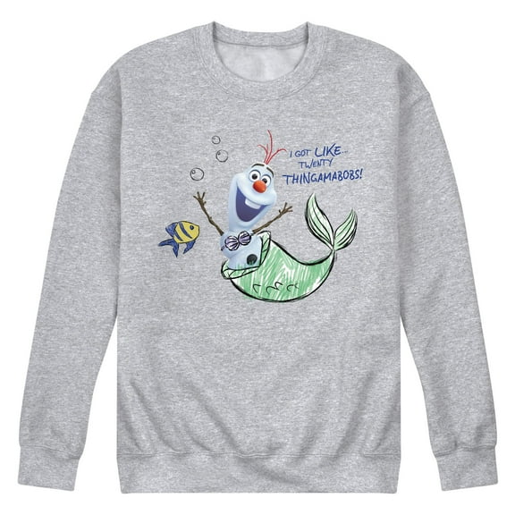 Frozen - Olaf Presents - Olaf Ariel - Men's Crew Neck Fleece Pullover