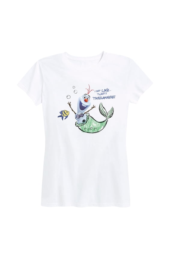 Frozen - Olaf Presents - Olaf Ariel - Women's Short Sleeve Graphic T-Shirt