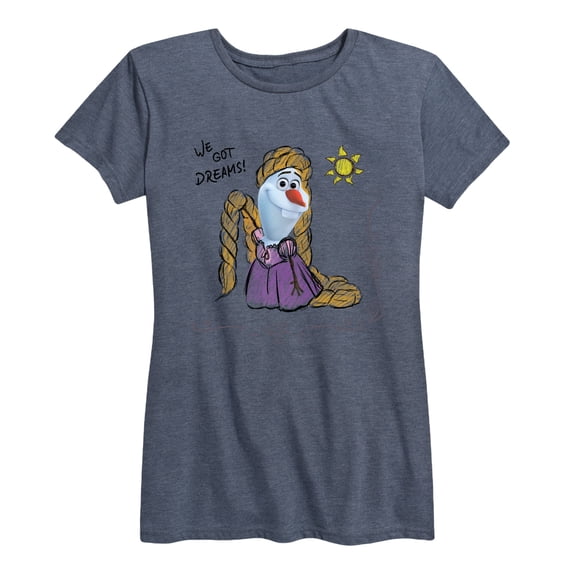 Frozen - Olaf Presents - Olaf Tangled - Women's Short Sleeve Graphic T-Shirt