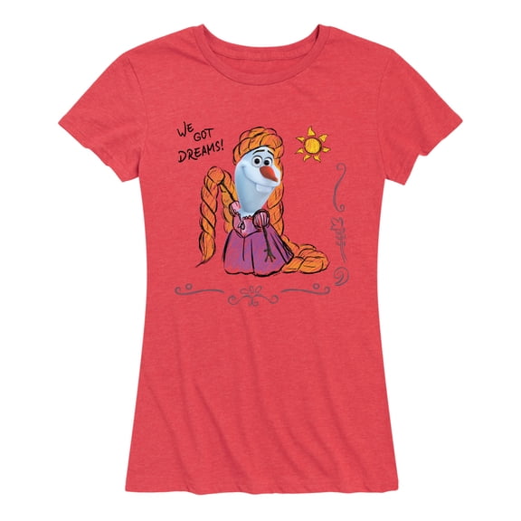Frozen - Olaf Presents - Olaf Tangled - Women's Short Sleeve Graphic T-Shirt