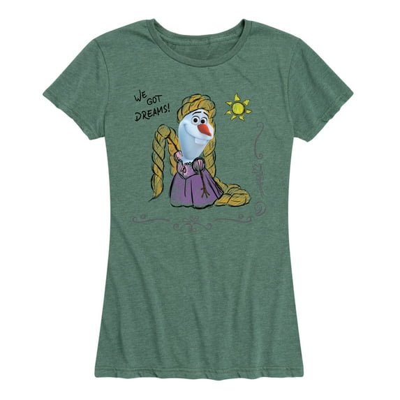 Frozen - Olaf Presents - Olaf Tangled - Women's Short Sleeve Graphic T-Shirt