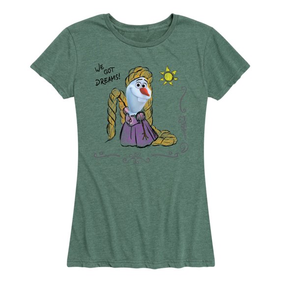 Frozen - Olaf Presents - Olaf Tangled - Women's Short Sleeve Graphic T-Shirt