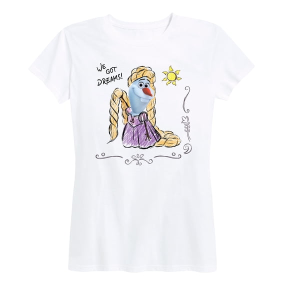 Frozen - Olaf Presents - Olaf Tangled - Women's Short Sleeve Graphic T-Shirt
