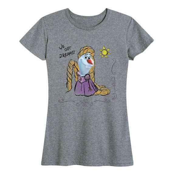 Frozen - Olaf Presents - Olaf Tangled - Women's Short Sleeve Graphic T-Shirt