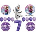 thumbnail image 1 of Frozen Olaf Purple 7th Disney Movie BIRTHDAY PARTY Balloons Decorations Supplies by Anagram by Anagram, 1 of 6