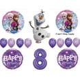 thumbnail image 1 of Frozen Olaf Purple 8th Disney Movie BIRTHDAY PARTY Balloons Decorations Supplies, 1 of 6