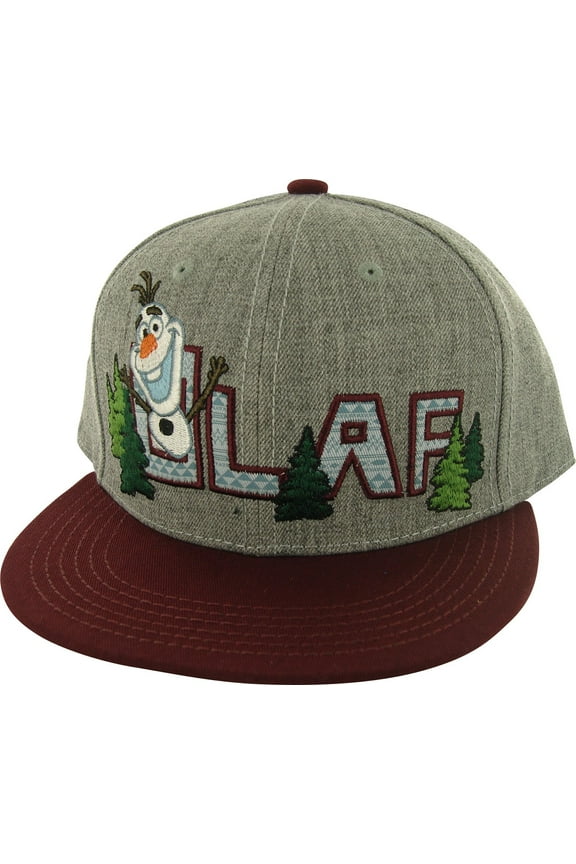 Frozen Olaf in Name Snapback Hat