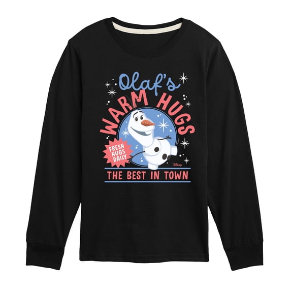 Frozen - Olaf's Warm Hugs - Youth Boys Long Sleeve Graphic T-Shirt