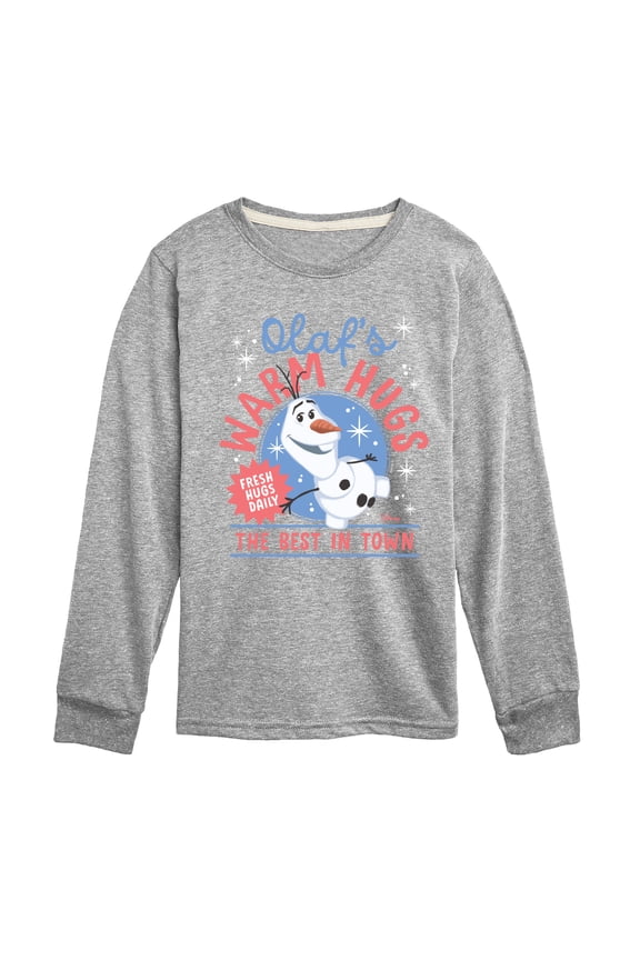 Frozen - Olaf's Warm Hugs - Youth Boys Long Sleeve Graphic T-Shirt