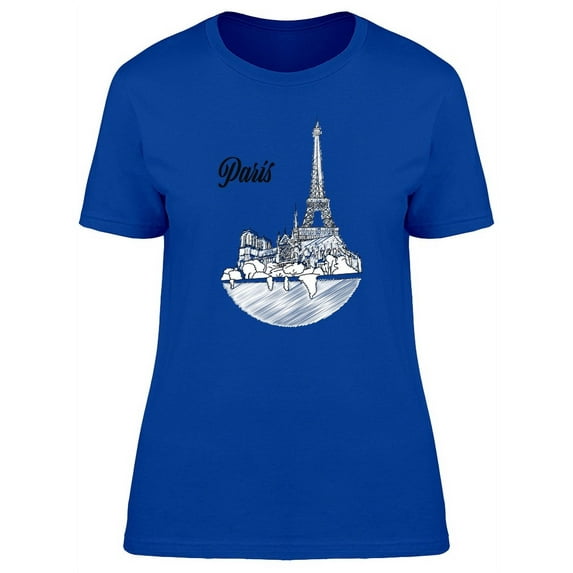 Frozen Paris Landscape T-Shirt Women -Image by Shutterstock, Female Large
